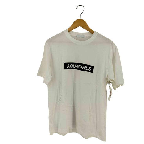 アクアガール aquagirl ボックスロゴ クルーネックTシャツ レディース JPN:L