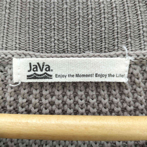ジャバ JaVa 軽量ワッフルニットカーディガン レディース JPN:M