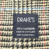 ドレイクス Drakes スコットランド製 カシミヤ チェック マフラー メンズ