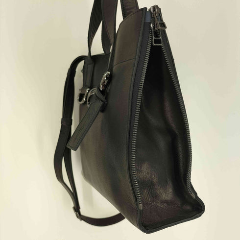 ディスコードヨウジヤマモト discord Yohji Yamamoto Zipper shoulder ジッパー レザー ショルダー バッグ メンズ