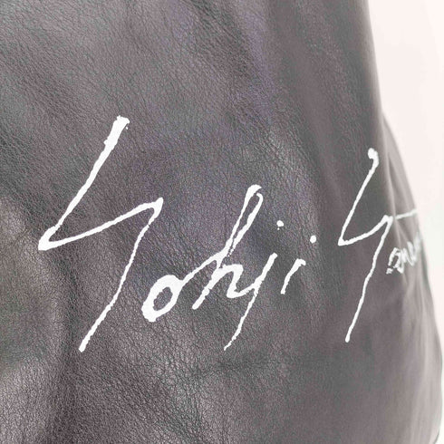 ディスコードヨウジヤマモト discord Yohji Yamamoto 24AW Signature TOTE L シグネチャー トート レザー バッグ メンズ