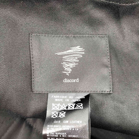 ディスコードヨウジヤマモト discord Yohji Yamamoto 24AW Signature TOTE L シグネチャー トート レザー バッグ メンズ