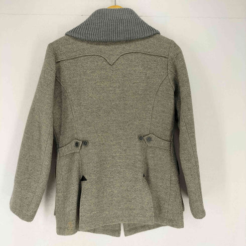 classic outfitter ドンキーネック ウールツイード ジップジャケット レディース 2