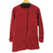ザラ ZARA フェイクスウェードノーカラーコート レディース import:M
