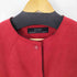 ザラ ZARA フェイクスウェードノーカラーコート レディース import:M