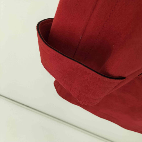 ザラ ZARA フェイクスウェードノーカラーコート レディース import:M