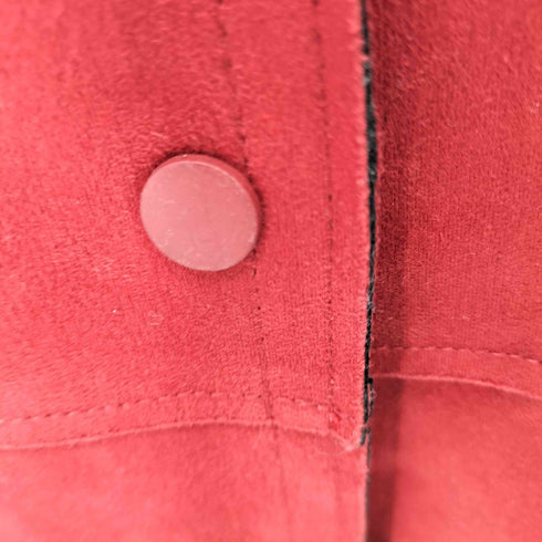 ザラ ZARA フェイクスウェードノーカラーコート レディース import:M