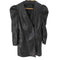 ザラ ZARA フェイクレザー ダブルブレストノーカラージャケット レディース JPN:M
