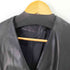 ザラ ZARA フェイクレザー ダブルブレストノーカラージャケット レディース JPN:M