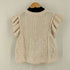 ザラ ZARA フリル ノースリーブニット レディース import:S