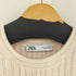 ザラ ZARA フリル ノースリーブニット レディース import:S