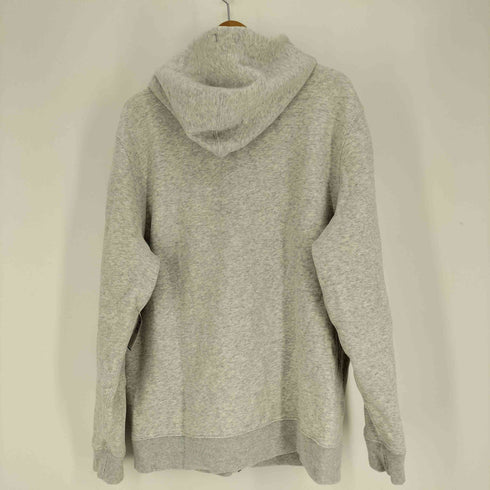 アバクロンビーアンドフィッチ Abercrombie & Fitch A&F ヘラジカ ロゴ 刺繍 裏起毛 ジップアップ パーカー 霜降り メンズ import:L