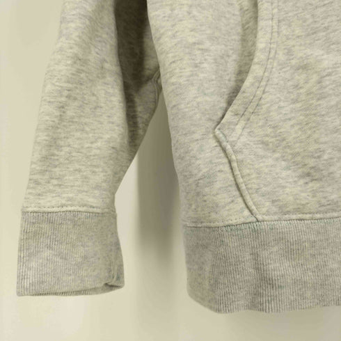 アバクロンビーアンドフィッチ Abercrombie & Fitch A&F ヘラジカ ロゴ 刺繍 裏起毛 ジップアップ パーカー 霜降り メンズ import:L