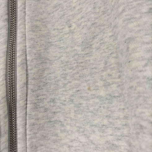 アバクロンビーアンドフィッチ Abercrombie & Fitch A&F ヘラジカ ロゴ 刺繍 裏起毛 ジップアップ パーカー 霜降り メンズ import:L