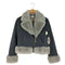 アクシーズファム axes femme フェイクファー ムートン ライダースジャケット レディース JPN:M