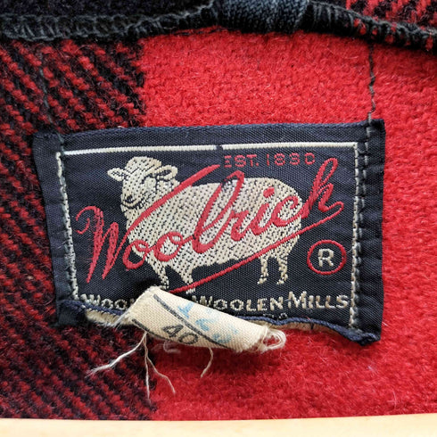 ウールリッチ WOOLRICH 50S チェック柄 ウールハンティングジャケット メンズ US:40