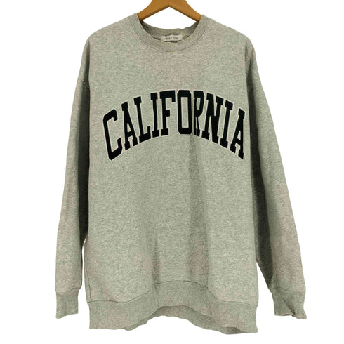 フリークスストア FREAKS STORE 21AW CALIFORNIA アーチロゴ 刺繍 裏起毛 スウェット トレーナー メンズ JPN:L