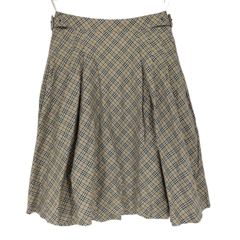 バーバリーブルーレーベル BURBERRY BLUE LABEL ノヴァチェックプリーツスカート レディース 36