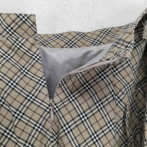 バーバリーブルーレーベル BURBERRY BLUE LABEL ノヴァチェックプリーツスカート レディース 36
