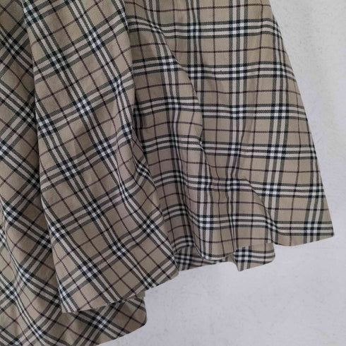 バーバリーブルーレーベル BURBERRY BLUE LABEL ノヴァチェックプリーツスカート レディース 36