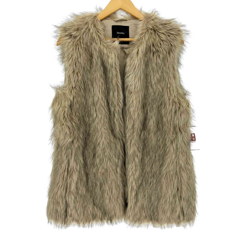 ベルシュカ BERSHKA フェイクファーベスト レディース import:L