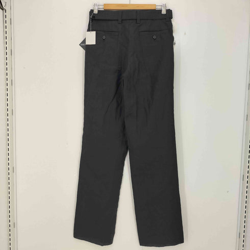 イッセイミヤケメン ISSEY MIYAKE MEN 12SS リネン100 ベルデッド ワイドスラックス メンズ JPN:2
