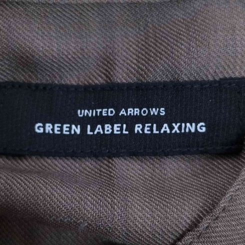 ユナイテッドアローズグリーンレーベルリラクシング UNITED ARROWS green label relaxing FM ウーステッド ボイル シャツ ワンピース レディース