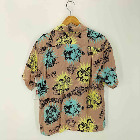 サンサーフ SUN SURF KEONI OF HAWAII GAUGUIN WOODCUT 3 総柄アロハシャツ メンズ JPN:M