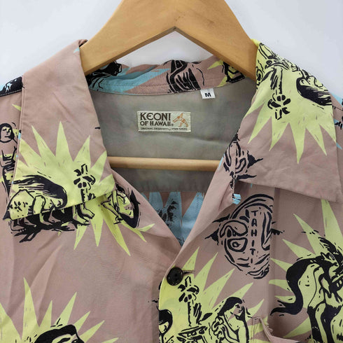 サンサーフ SUN SURF KEONI OF HAWAII GAUGUIN WOODCUT 3 総柄アロハシャツ メンズ JPN:M