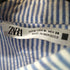 ザラ ZARA シアサッカーL/Sストライプシャツワンピース レディース JPN:M