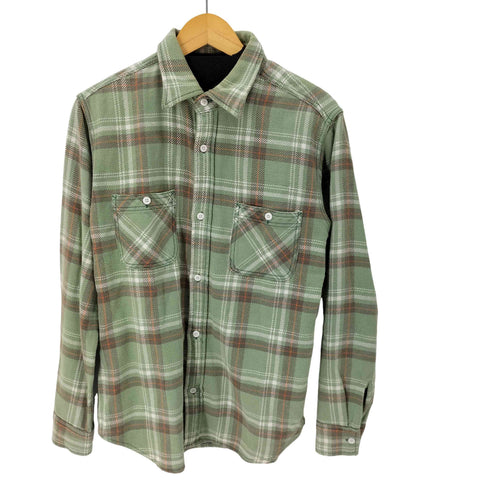 ファイブブラザー FIVE BROTHER 70-80S 三角タグ チェックヘビーネルシャツ メンズ import:L