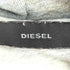 ディーゼル DIESEL 袖クラッシュデニム ドッキング ジップアップ スウェット パーカー メンズ