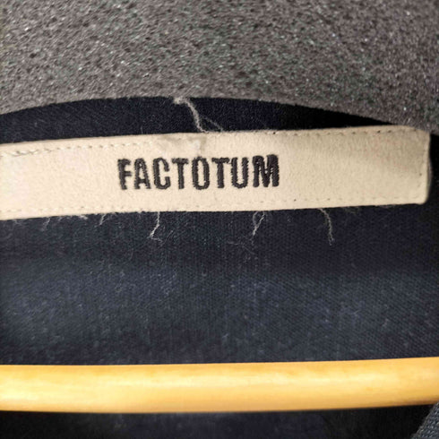 ファクトタム FACTOTUM L/S 開襟ウール混レーヨンシャツ メンズ JPN:46