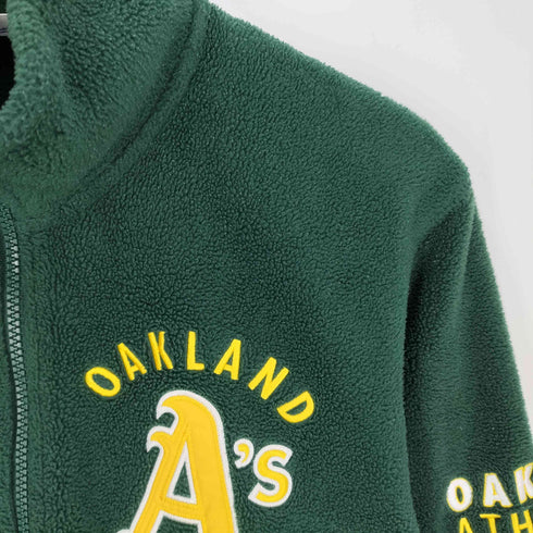 ユニクロ UNIQLO MLBチームロゴ刺繍 ハーフジップ フリースジャケット メンズ JPN:L