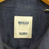 BOGGI MILANO リネン100 ホリゾンタルカラーシャツ メンズ