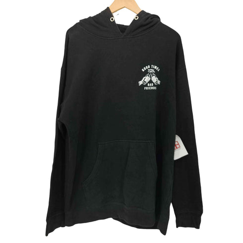 ラーキングクラス LURKING CLASS GOOD TIMES BAD FRIENDS プルオーバー パーカー メンズ import:L