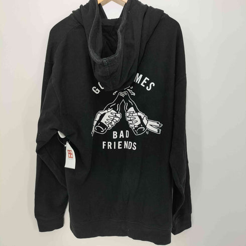 ラーキングクラス LURKING CLASS GOOD TIMES BAD FRIENDS プルオーバー パーカー メンズ import:L