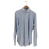 BOGGI MILANO ストライプ ワイドカラーシャツ メンズ import:M