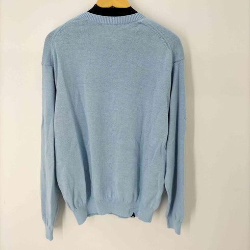 デンハム DENHAM JV RAGLAN KNIT MFT レーヨン混 コットンニット メンズ