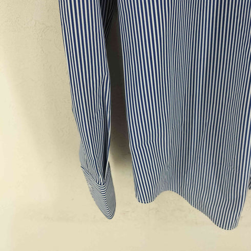 BOGGI MILANO B TECH ストライプ レギュラーカラーシャツ メンズ import:M