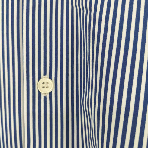 BOGGI MILANO B TECH ストライプ レギュラーカラーシャツ メンズ import:M