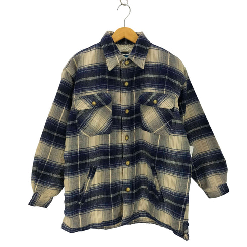 ヒルクロップ HILL CROP チェック柄 裏ボアシャツジャケット メンズ L