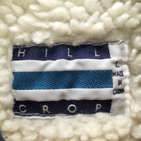 ヒルクロップ HILL CROP チェック柄 裏ボアシャツジャケット メンズ L