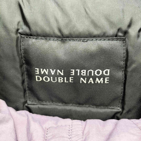 ダブルネーム DOUBLE NAME スタンド中綿フーディーブルゾン レディース F
