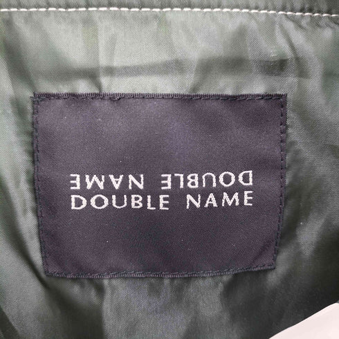 ダブルネーム DOUBLE NAME フェイクレザーブルゾン レディース F
