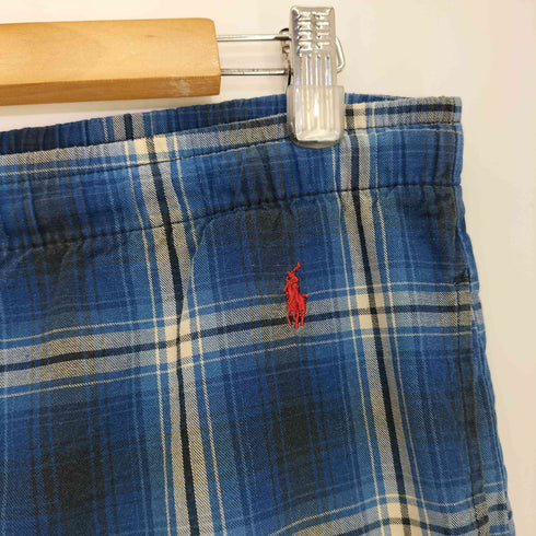 ポロラルフローレン POLO RALPH LAUREN 90s SLEEPWEAR ポニー刺繍 チェック パジャマパンツ メンズ M (32・34)