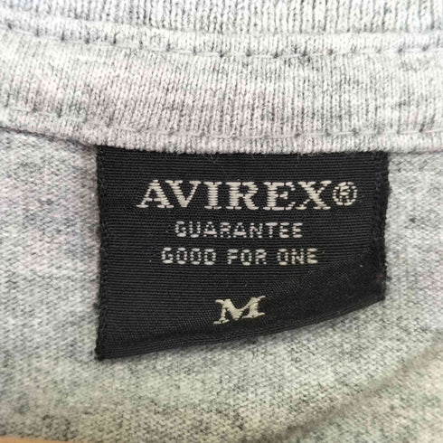 アヴィレックス AVIREX U.S. AIR FORCE GRIFFISS AFB プリント ロングスリーブTシャツ メンズ import:M
