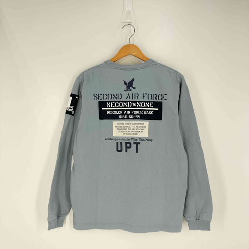 アヴィレックス AVIREX 2nd Air Force PATCH CREW NECK T-SHIRT セカンド エアフォース パッチ クルーネックTシャツ メンズ import:M