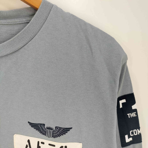 アヴィレックス AVIREX 2nd Air Force PATCH CREW NECK T-SHIRT セカンド エアフォース パッチ クルーネックTシャツ メンズ import:M