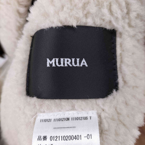 ムルーア MURUA ベルトフェイクムートンブルゾン レディース FREE